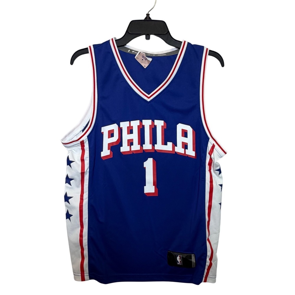 Philadelphia 76ers James‎ Harden NBA Fanatics Blue Jersey Size Small